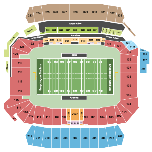 Snapdragon Stadium Holiday Bowl Seating Chart